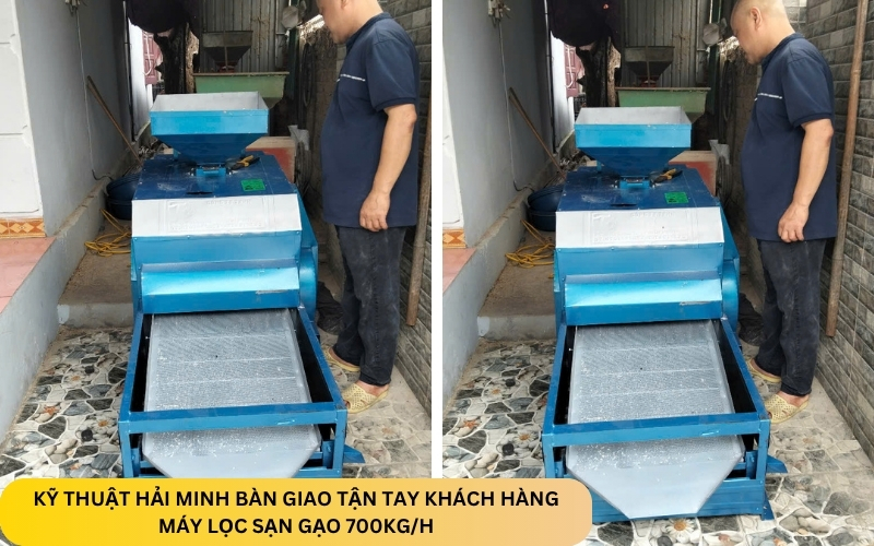 Máy lọc sạn gạo 700kg/h