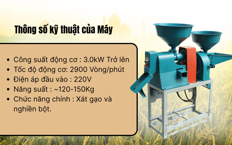 Máy xát gạo 2 tác dụng TF555 Smart (sàng rung lọc sạn)