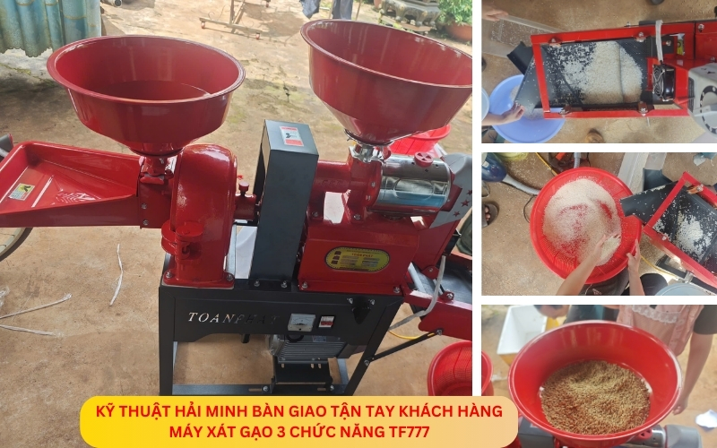 Máy xát gạo 3 chức năng TF777