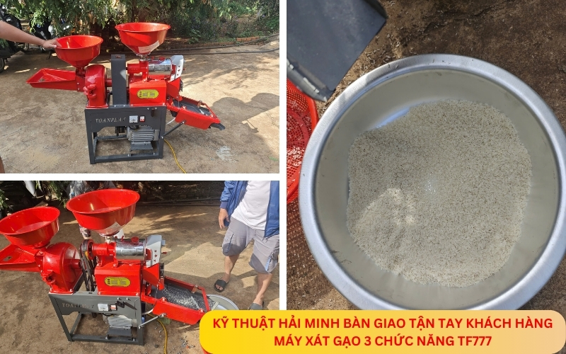 Máy xát gạo 3 chức năng TF777