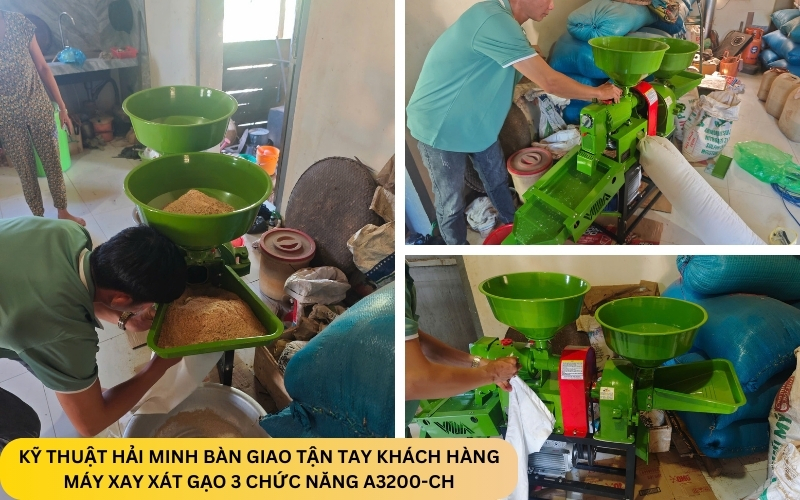 Máy xay xát gạo 3 chức năng A3200-CH
