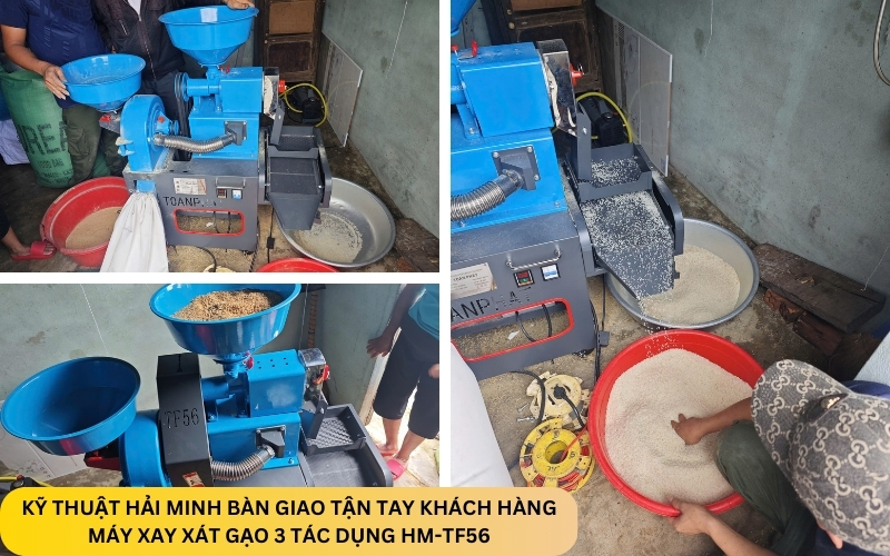 Máy xay xát gạo 3 tác dụng HM-TF56