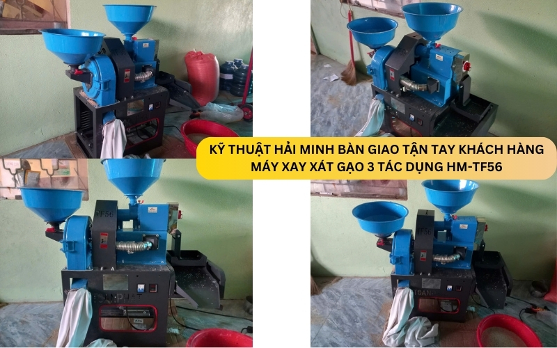 Máy xay xát gạo 3 tác dụng HM-TF56