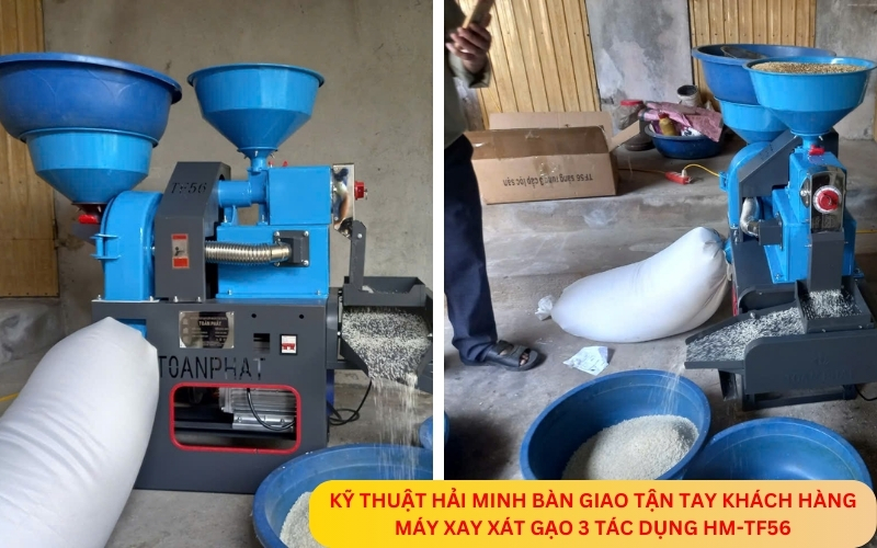 Máy xay xát gạo 3 tác dụng HM-TF56