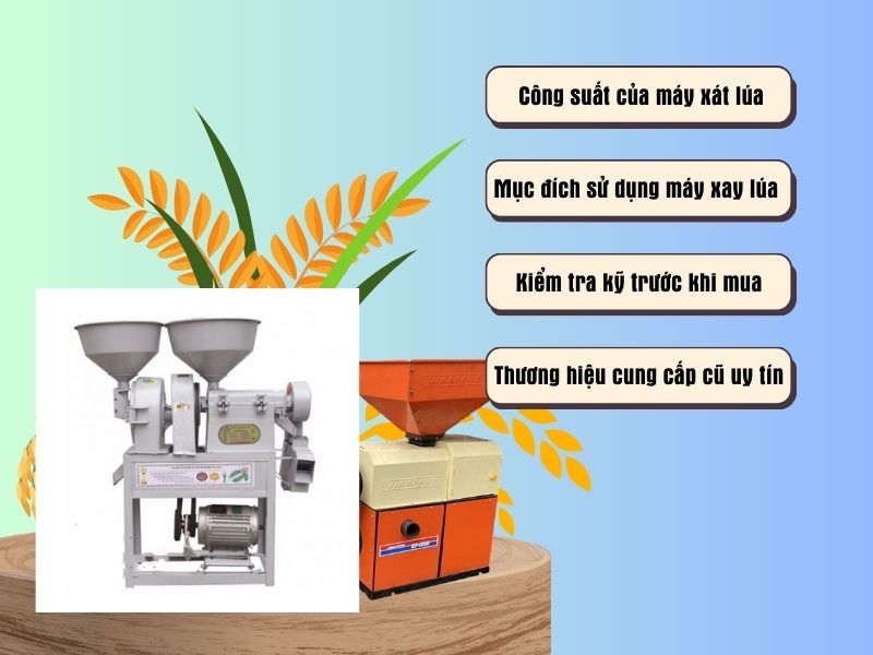 Những điều cần lưu ý trước khi mua máy xát gạo cũ