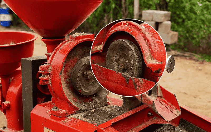 Cối xay bị mòn hoặc hỏng