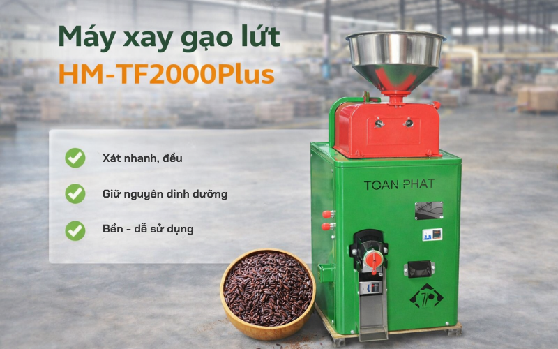 Máy xay gạo lứt HM-TF2000Plus