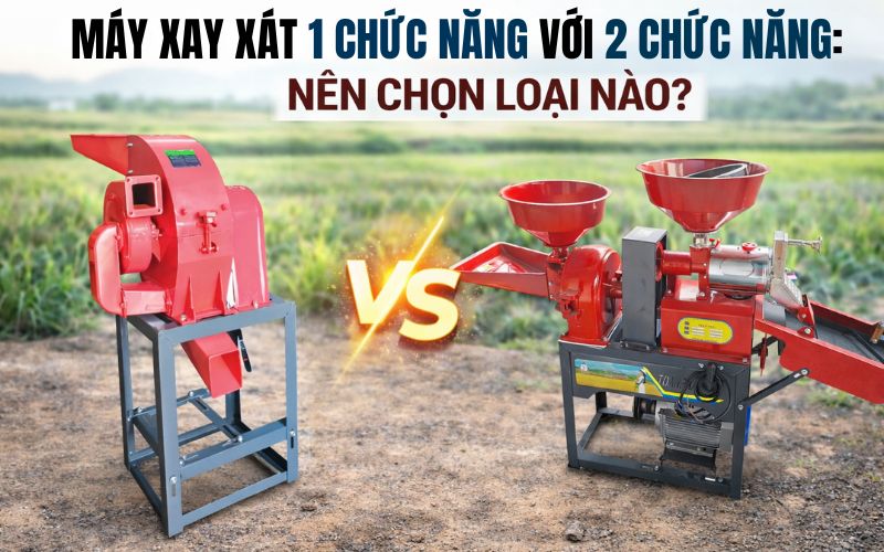 Máy Xay Xát 1 Chức Năng Với 2 Chức Năng: Nên Chọn Loại Nào?