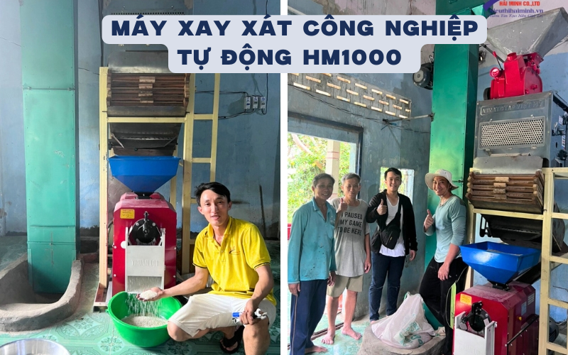 Máy xay xát công nghiệp tự động HM1000