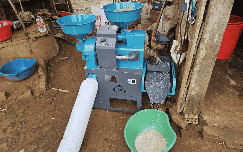 Máy xay xát gạo gia đình có tạo ra gạo trắng bóng không?