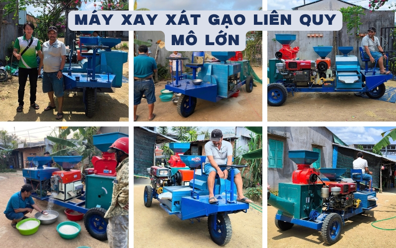 Máy xay xát gạo liên quy mô lớn