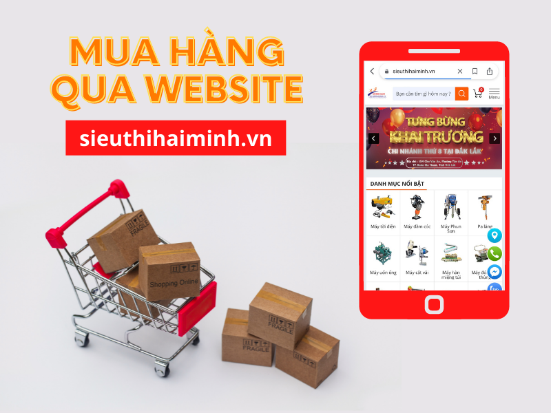 Mua máy xay xát qua website Sieuthihaiminh.vn