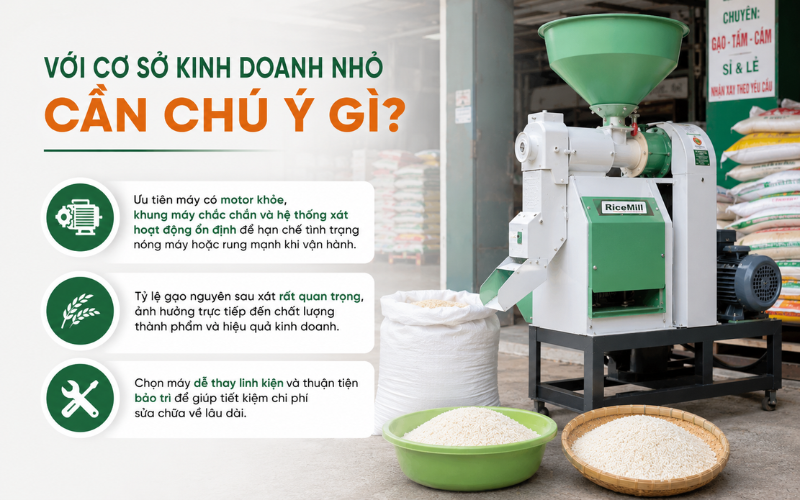 Với cơ sở kinh doanh nhỏ cần chú ý gì