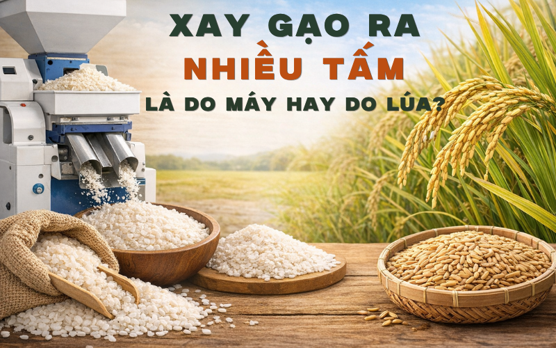 Xay Xát Gạo Ra Nhiều Tấm Là Do Máy Hay Do Lúa?