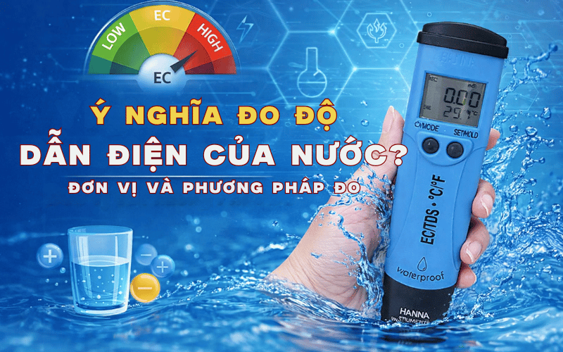 Ý Nghĩa Đo Độ Dẫn Điện Của Nước? Đơn Vị Và Phương Pháp Đo