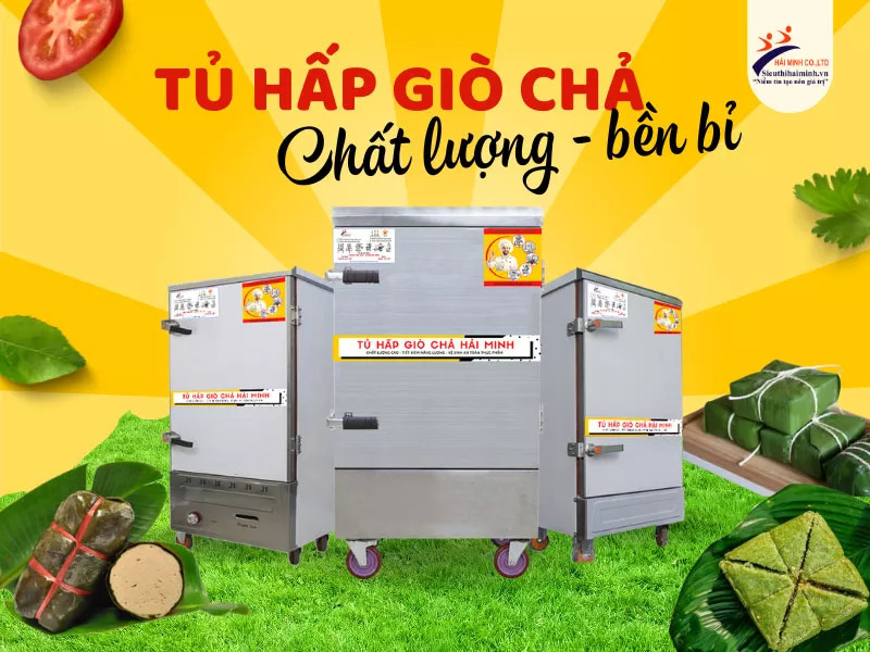 Tủ hấp giò chả thông minh, tiện lợi