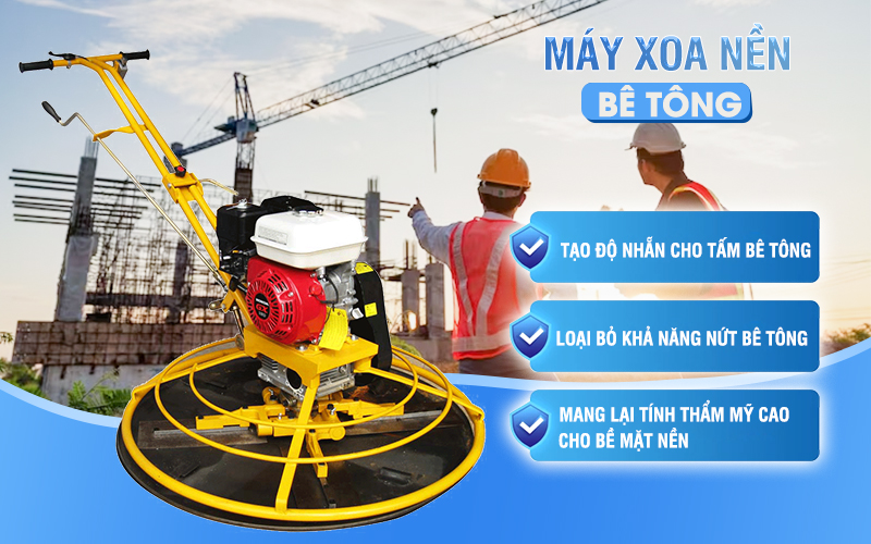 Máy xoa nền bê tông là gì