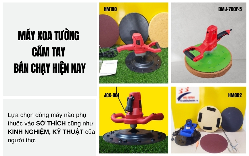 Máy xoa tường cầm tay bán chạy hiện nay