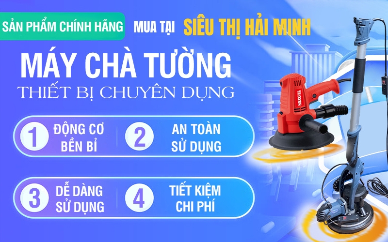 Chất lượng máy xoa vữa trát tường – điều cần chú ý