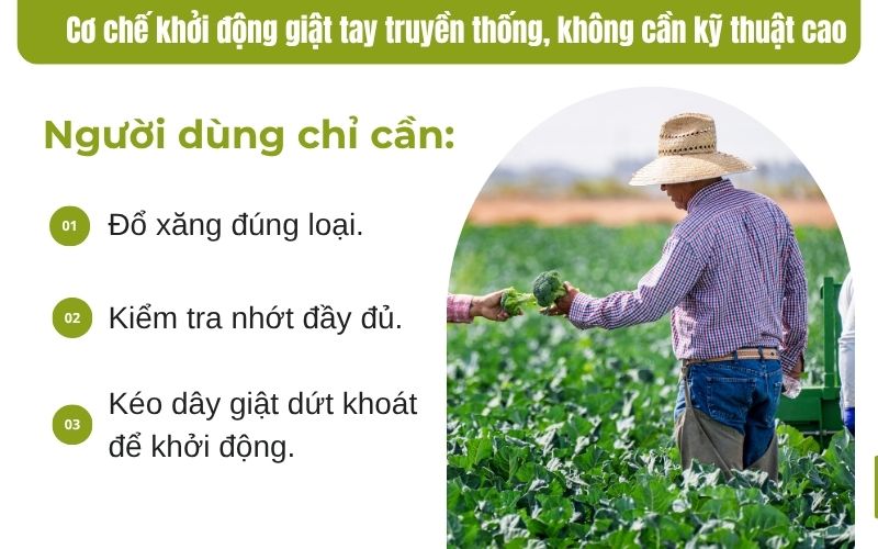 Máy xới đất KPT 750 có phù hợp với người dùng mới