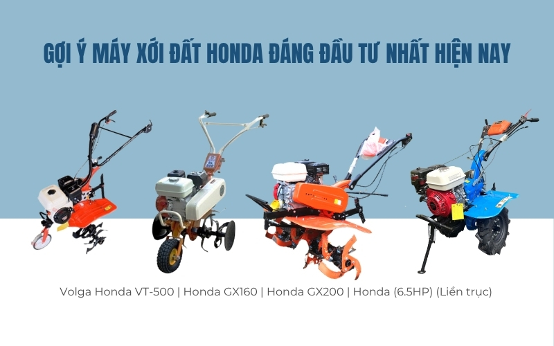 Gợi ý máy xới đất Honda đáng đầu tư nhất hiện nay