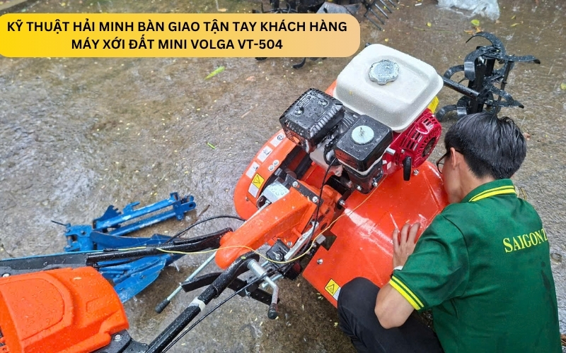 Máy xới đất Mini Volga VT-504