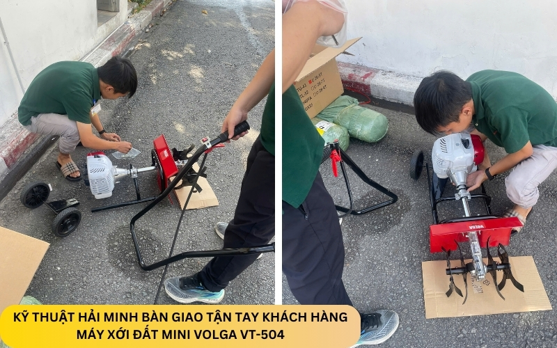 Máy xới đất Mini Volga VT-504