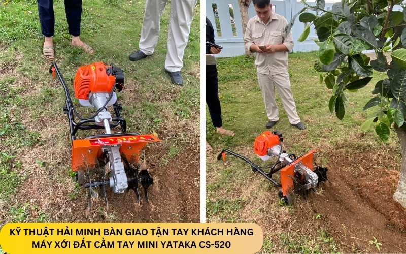 Máy xới đất cầm tay mini Yataka CS-520