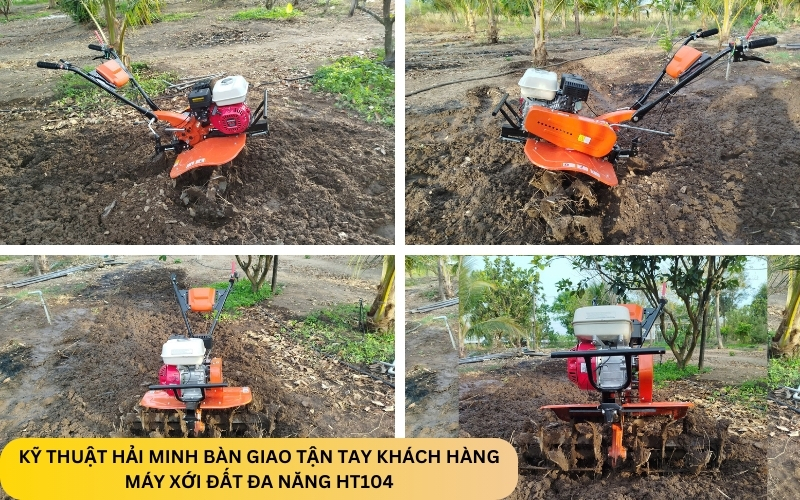 Máy xới đất đa năng HT104