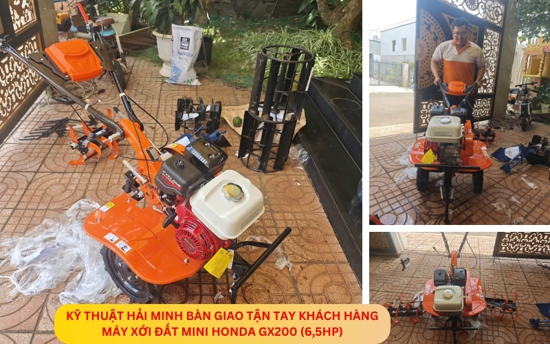 Máy xới đất mini Honda GX200 (6,5HP)