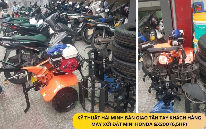 Máy xới đất mini Honda GX200 (6,5HP)