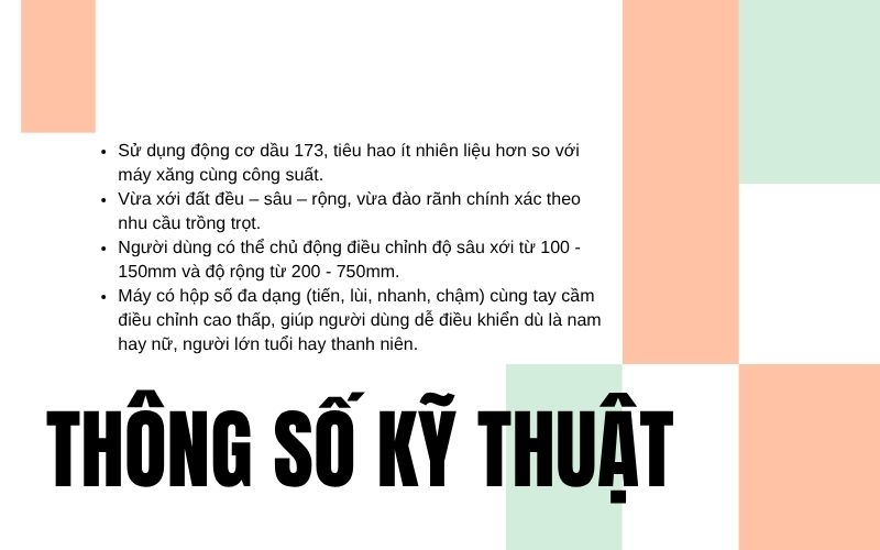 Ưu điểm nổi bật của máy xới đất và đào rãnh cầu trước Booyoung chạy dầu BYXTCX3