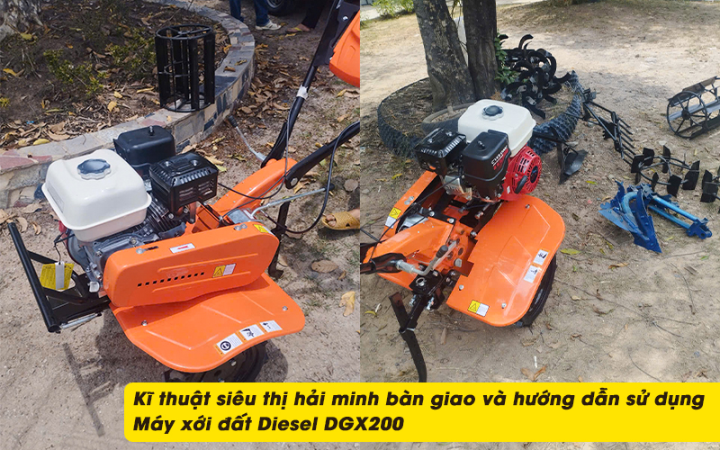 kĩ thuật Máy xới đất Diesel DGX200