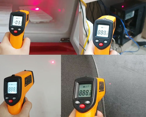 ứng dụng của máy đo nhiệt độ hồng ngoại Benetech GM 320