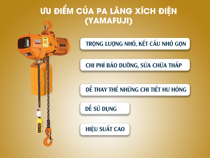 pa lăng xích điện