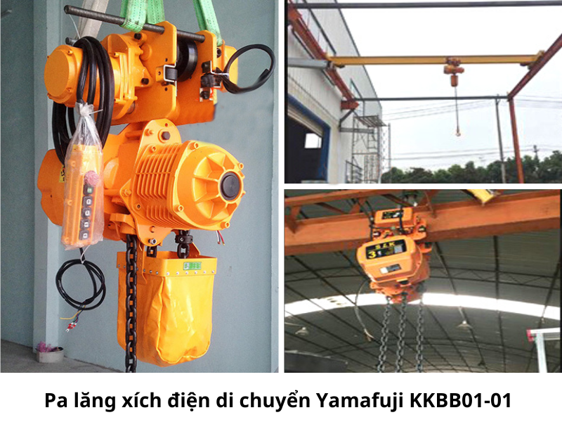 Pa lăng xích điện di chuyển Yamafuji KKBB01-01
