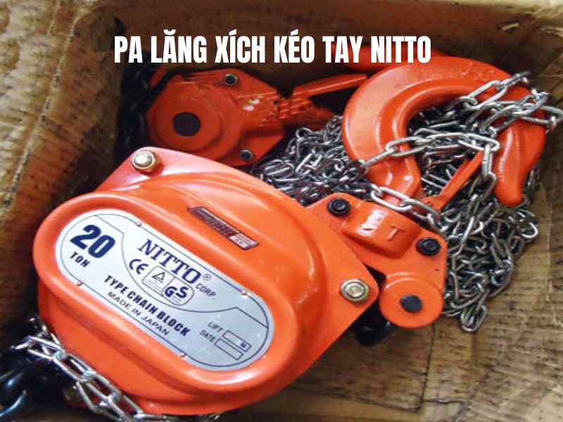 Pa lăng xích kéo tay Nitto