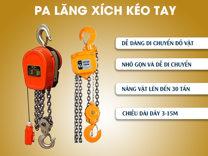 Palang xích kéo tay