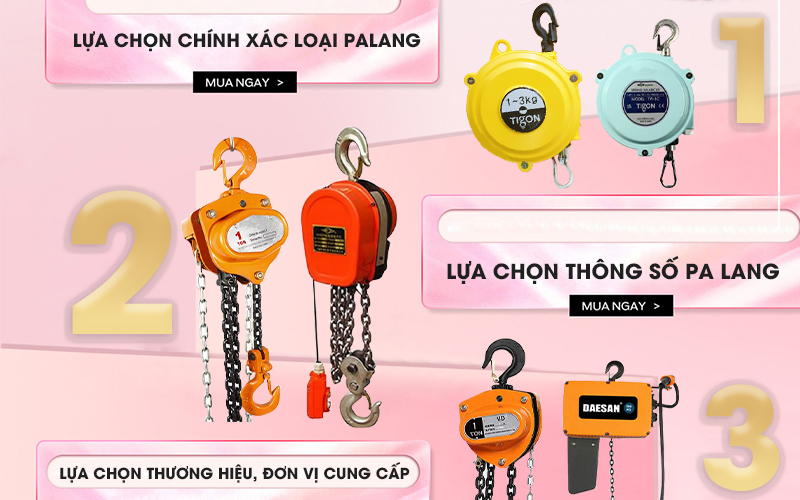 Tiêu chí chọn lựa pa lăng chất lượng