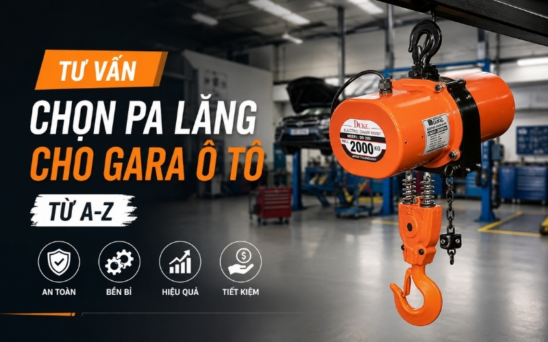 Tư vấn chọn pa lăng cho gara ô tô từ A-Z