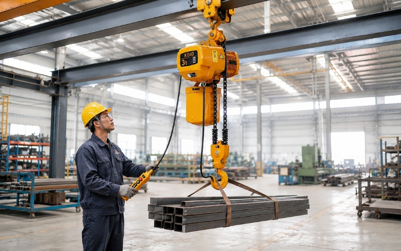 Tính năng nổi bật của palang xích cố định 1Tx6m