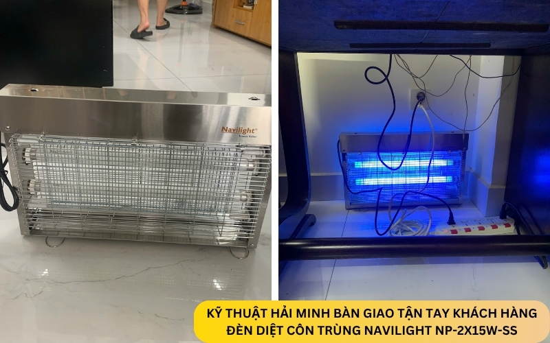 Đèn diệt côn trùng Navilight NP-2X15W-SS