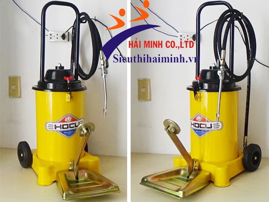 máy bơm mỡ đạp chân gz-6j