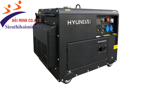 Máy phát điện chạy dầu Diesel Hyundai DHY6000SE