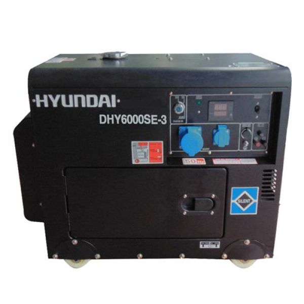 Photo - Máy phát điện HYUNDAI DHY 6000SE-3 Diesel 3 pha