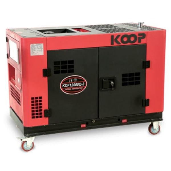 Photo - Máy phát điện diesel KOOP KDF12000Q-3 (11kva 3 pha chống ồn)