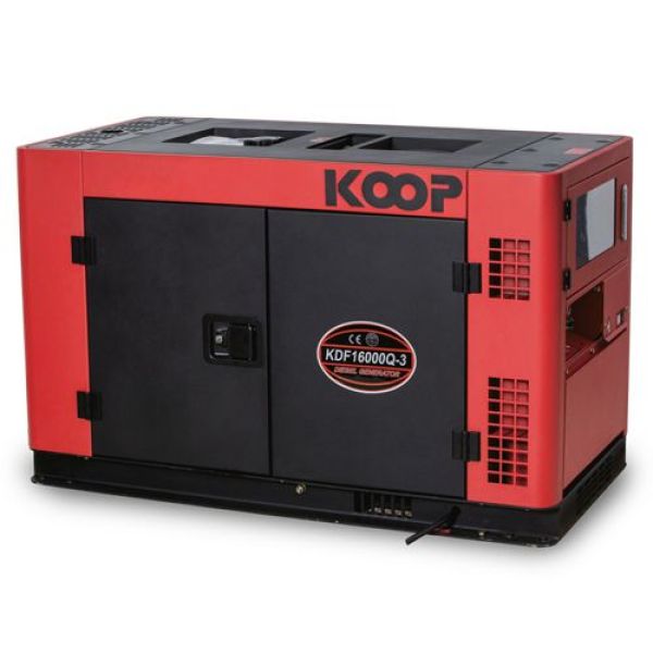 Photo - Máy phát điện diesel KOOP KDF16000Q-3 (13kva 3 pha chống ồn)