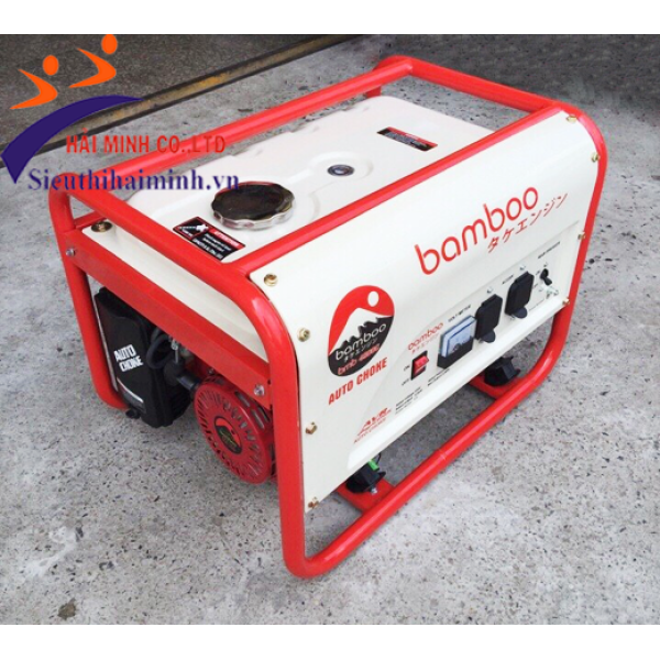Photo - Máy phát điện Bamboo BmB 4800E chạy xăng (3Kw đề)