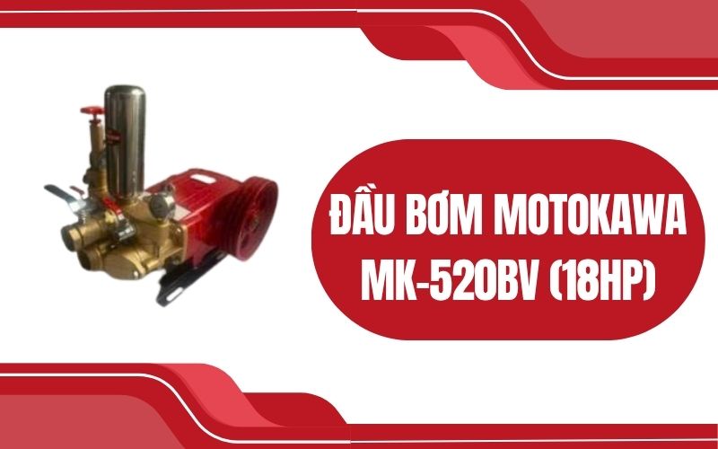 Đầu bơm MOTOKAWA MK-520BV (18HP)