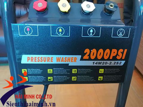 Máy phun áp lực rửa xe Promac tin cậy